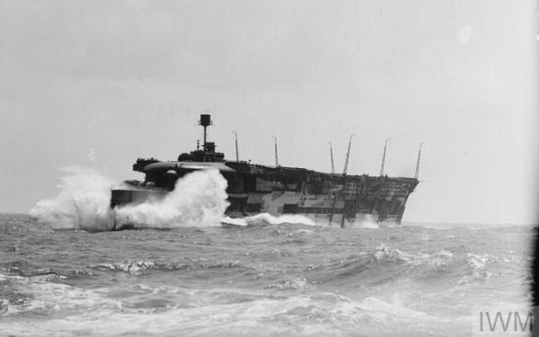 HMS Furious mediterranean 1041 02 IWM Crop