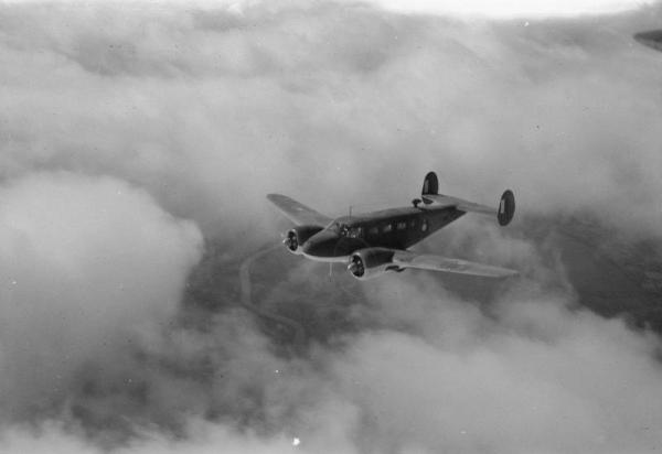01 RAF Beech 18 over India IWM